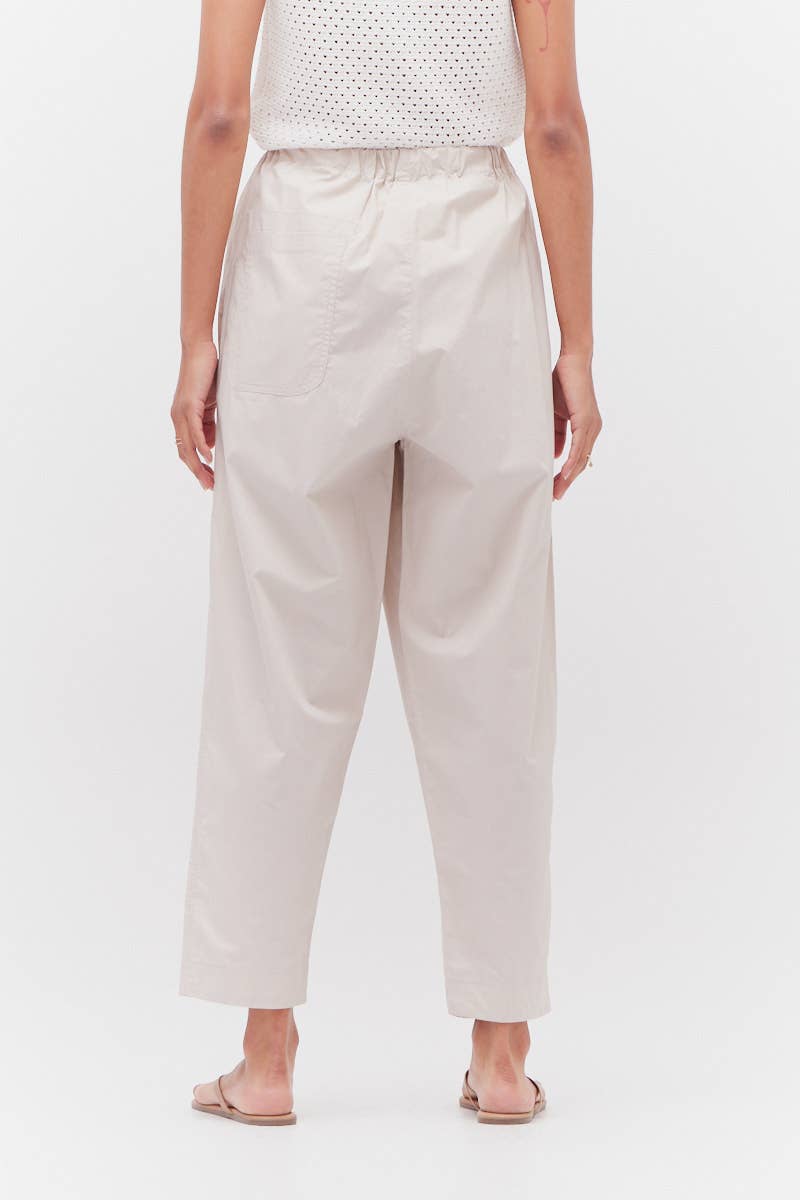 Pantaloni in popeline di cotone