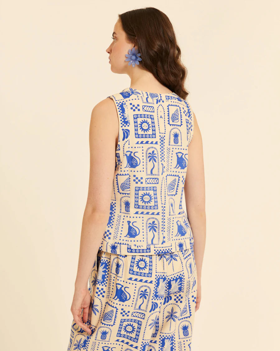 Gilet stampa Morocco