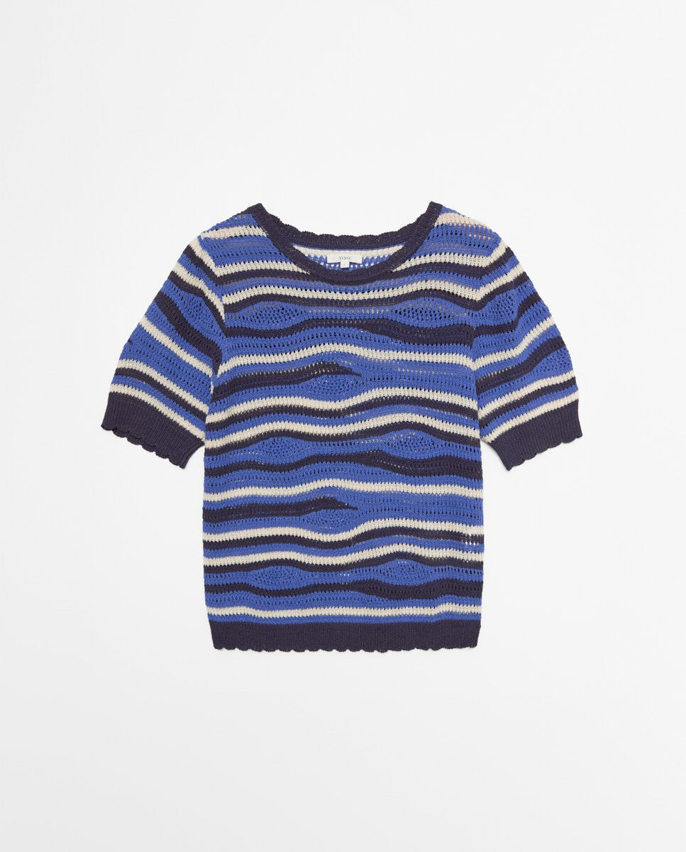 Maglia knit a onde