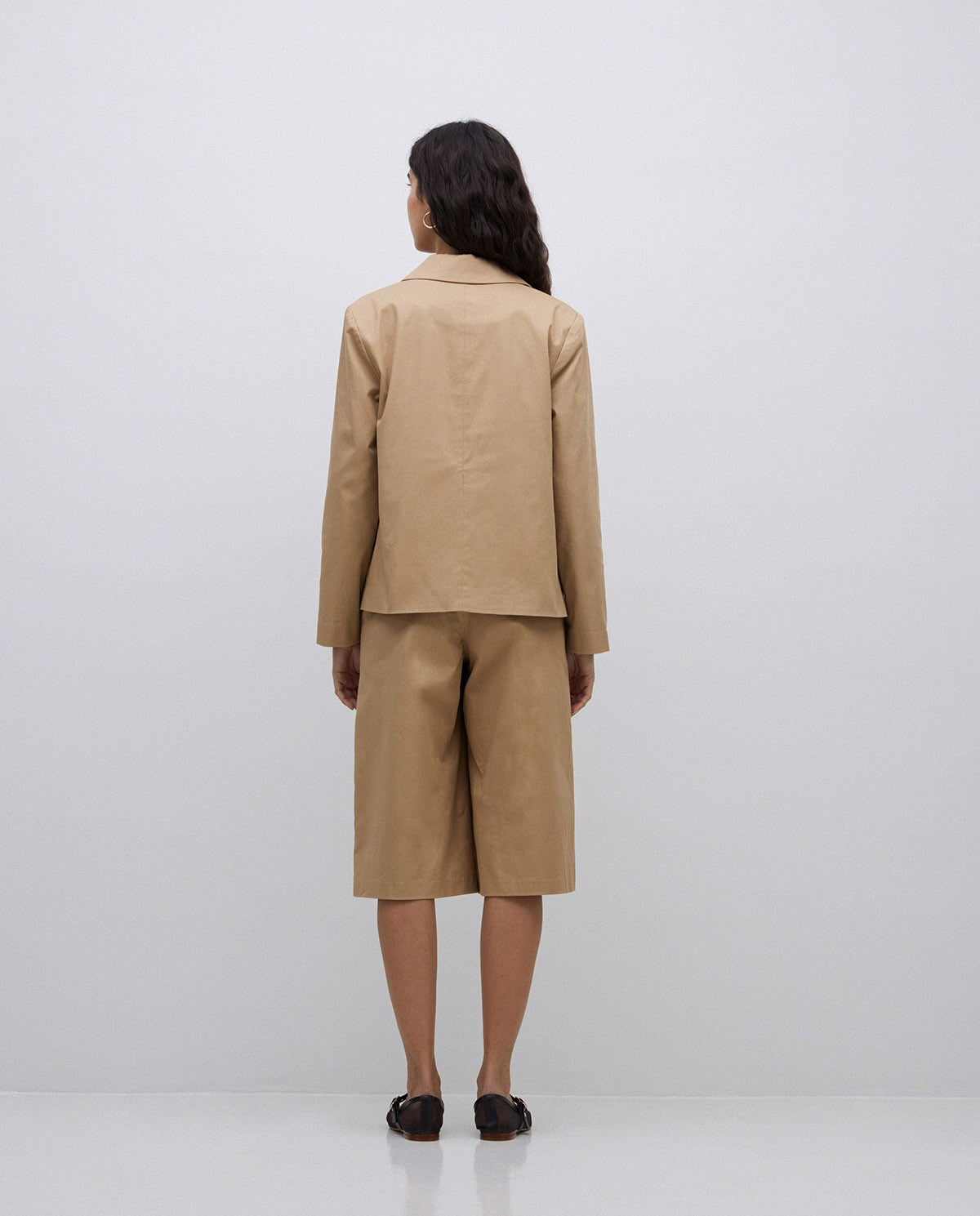 Raincoat camel