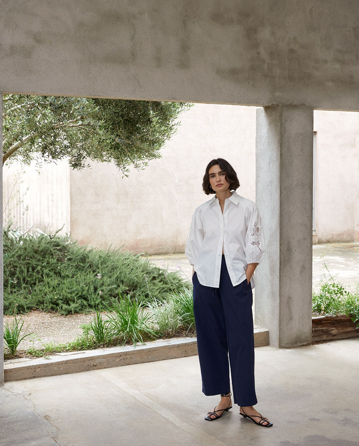 Pantalone a palloncino dark blue