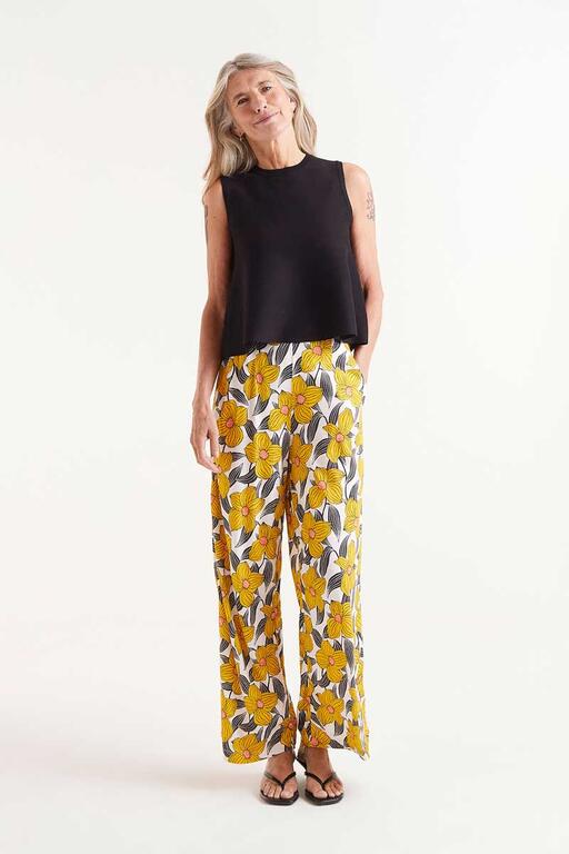 Top in maglia fluida nero