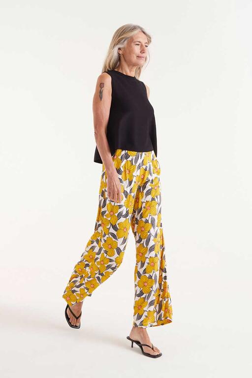 Top in maglia fluida nero