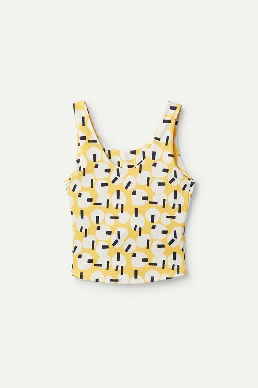 Top sportivo con stampa Onigiri
