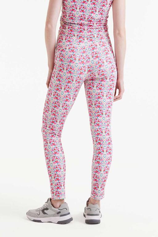 Leggings sportivi con stampa di zucchero