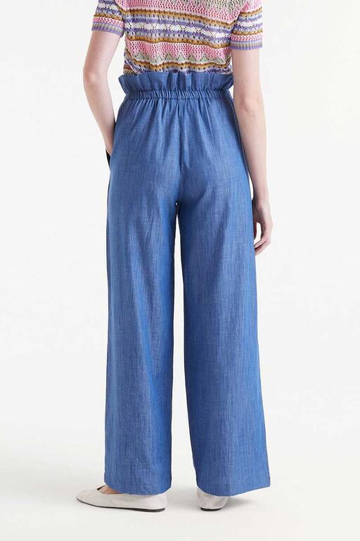 Pantaloni in denim Paperbag