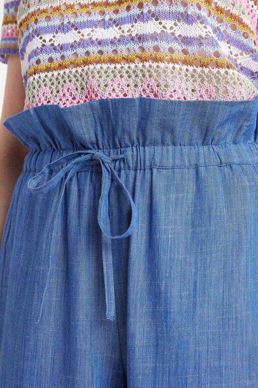 Pantaloni in denim Paperbag