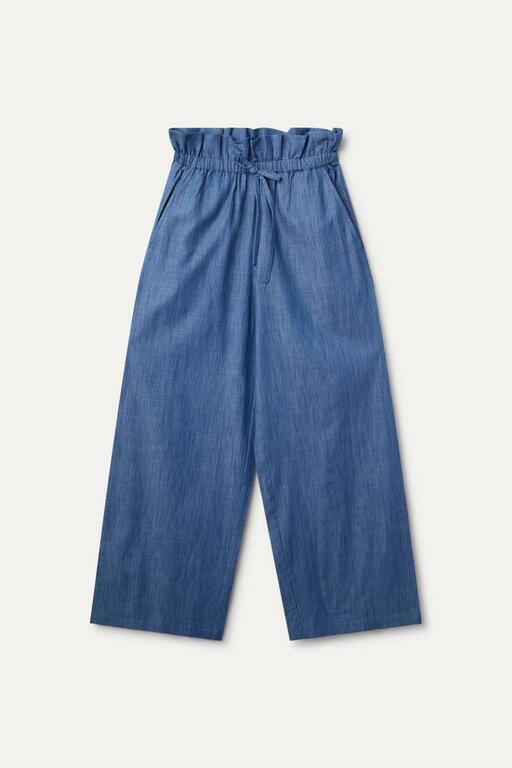 Pantaloni in denim Paperbag