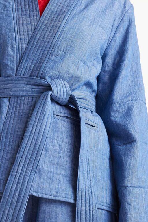 Giacca kimono in denim