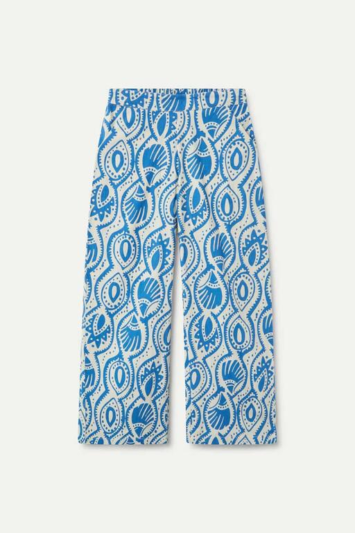 Pantaloni dritti stampati Aquaria