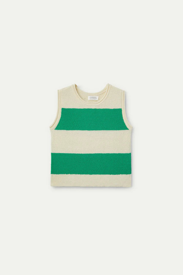 Maglia a righe verdi