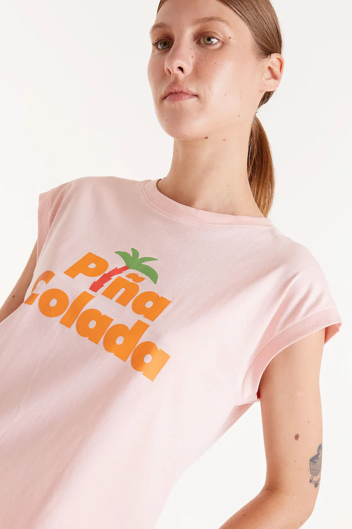 Maglietta con stampa Piña Colada