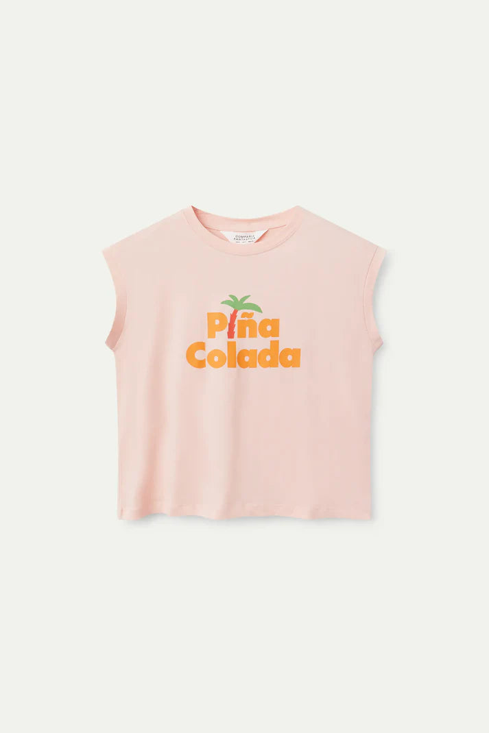 Maglietta con stampa Piña Colada