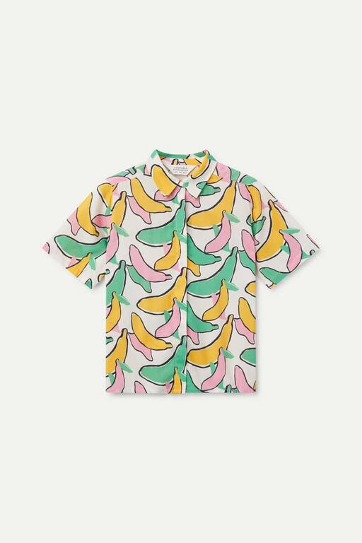 Camicia con stampa di banane