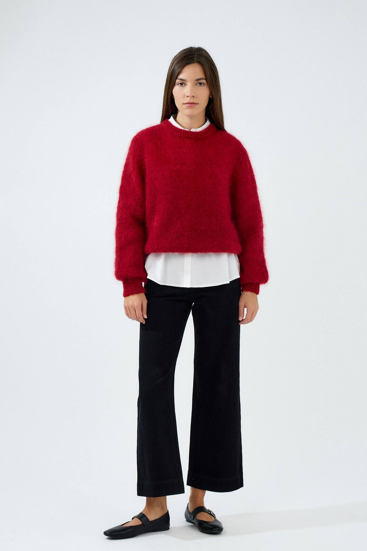 Pull in misto lana mohair