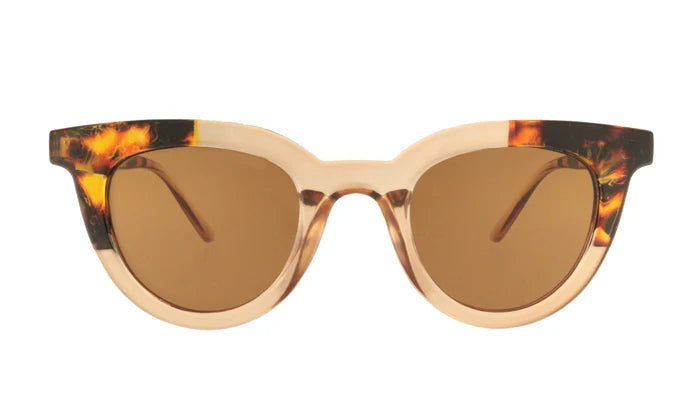 Occhiali da sole in policarbonato Agatha peach