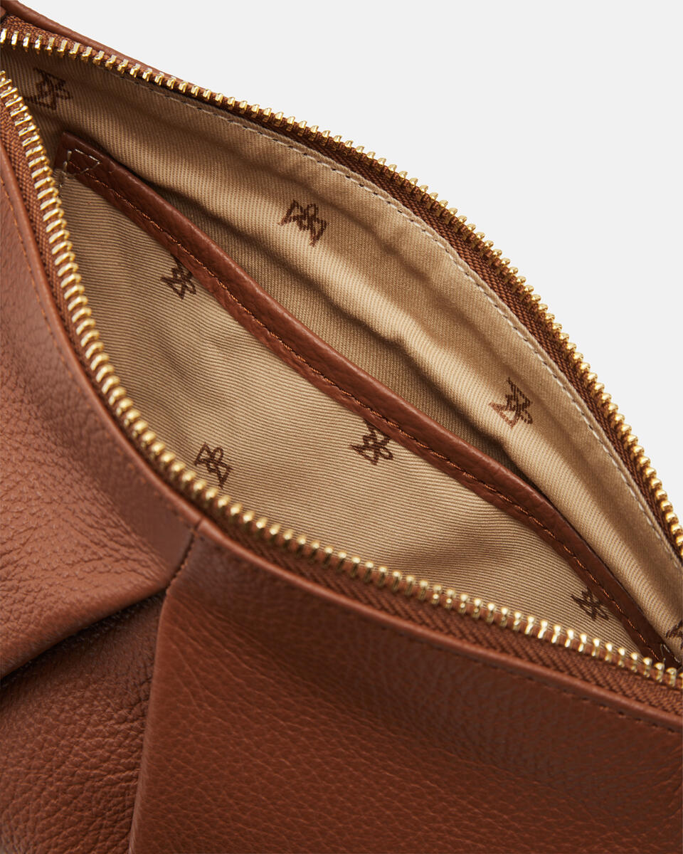 Emma Pouch colore caramel