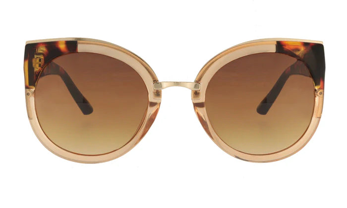 Occhiali da sole in policarbonato cat eye Bianca BIA91 peach