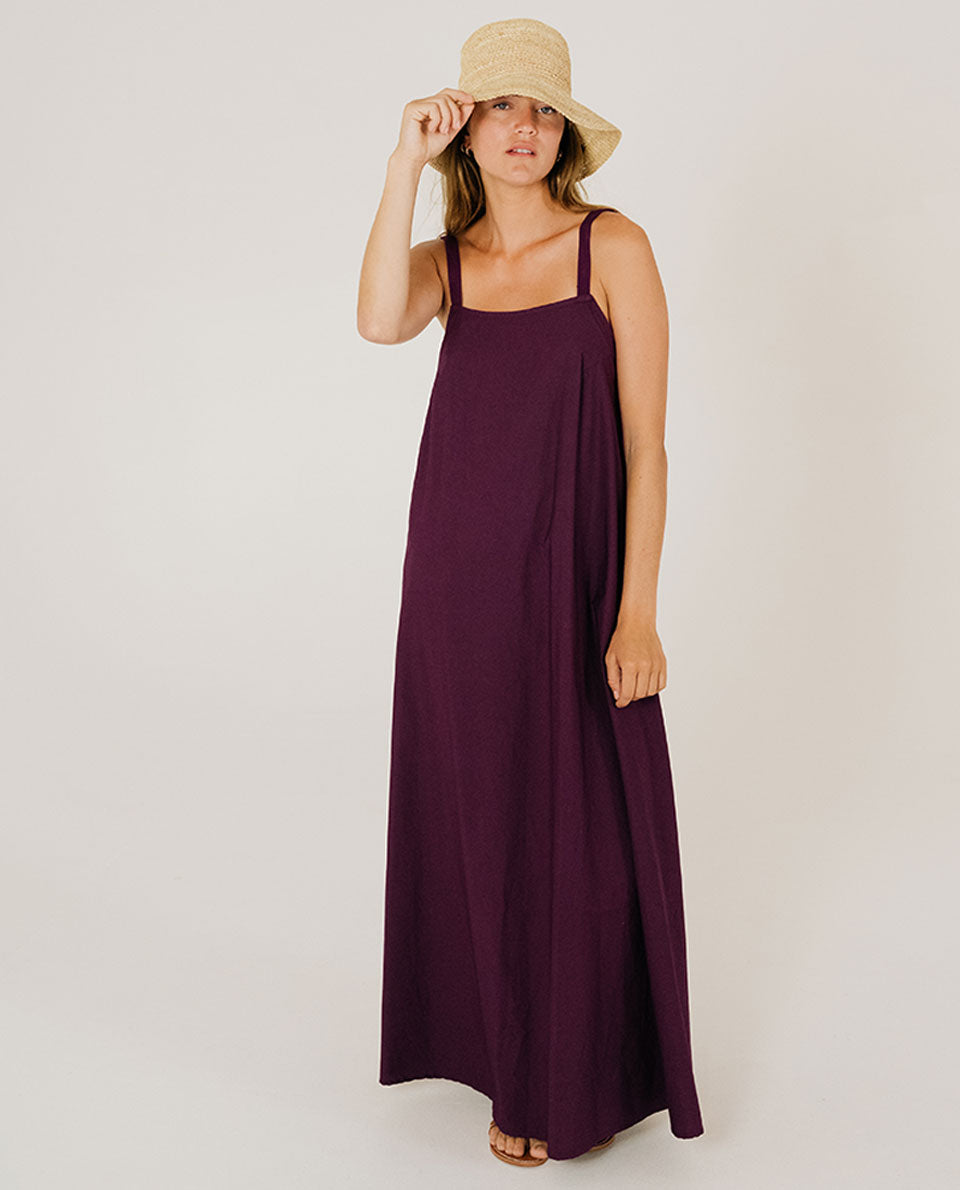 Abito con spalline Coleen purple