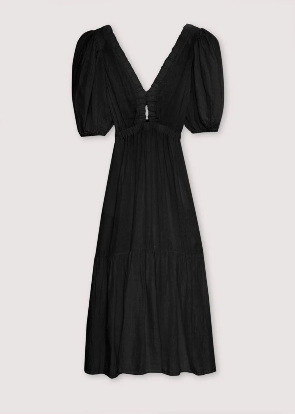 Abito lungo Hera dress caviar