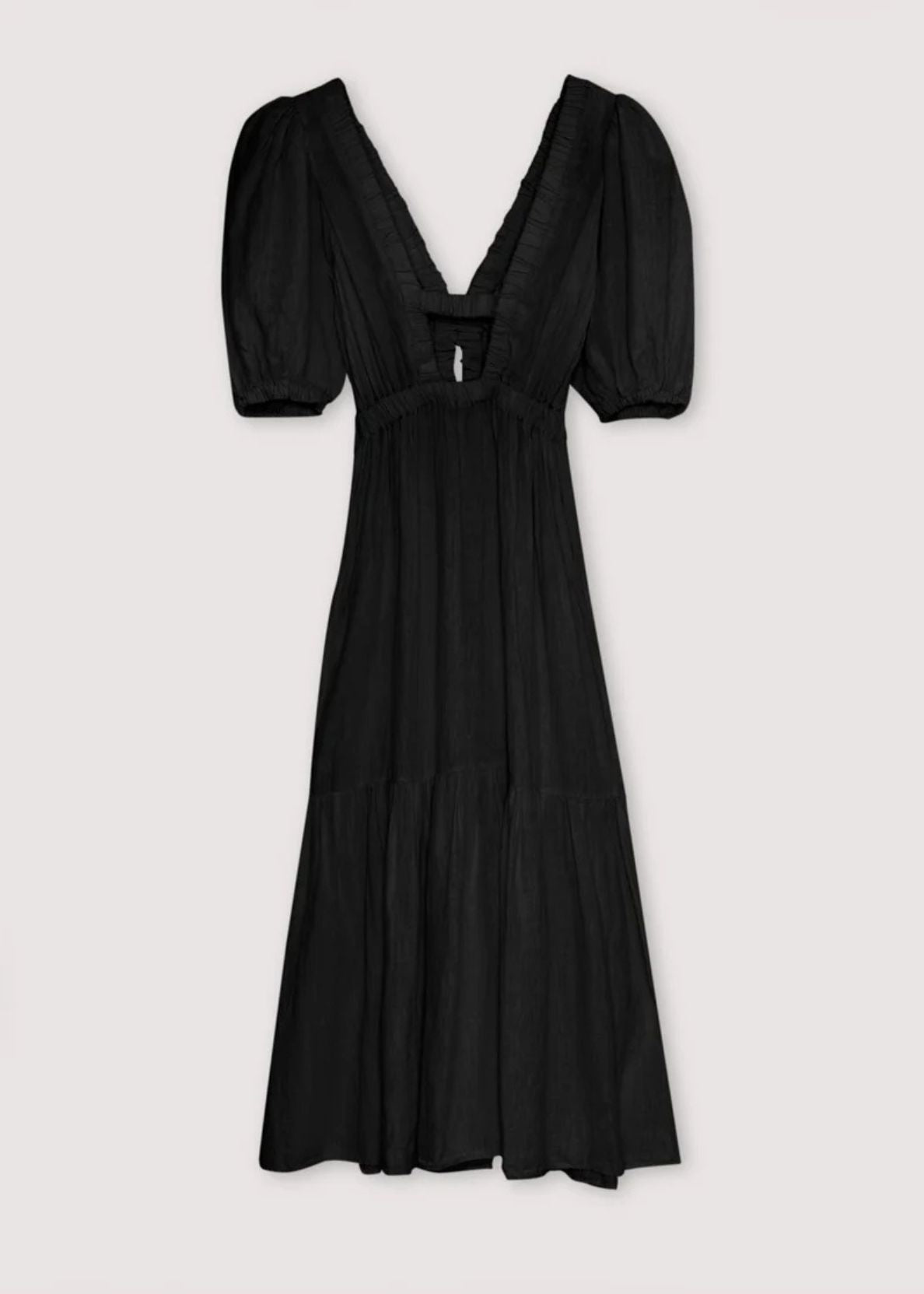 Abito lungo Hera dress caviar