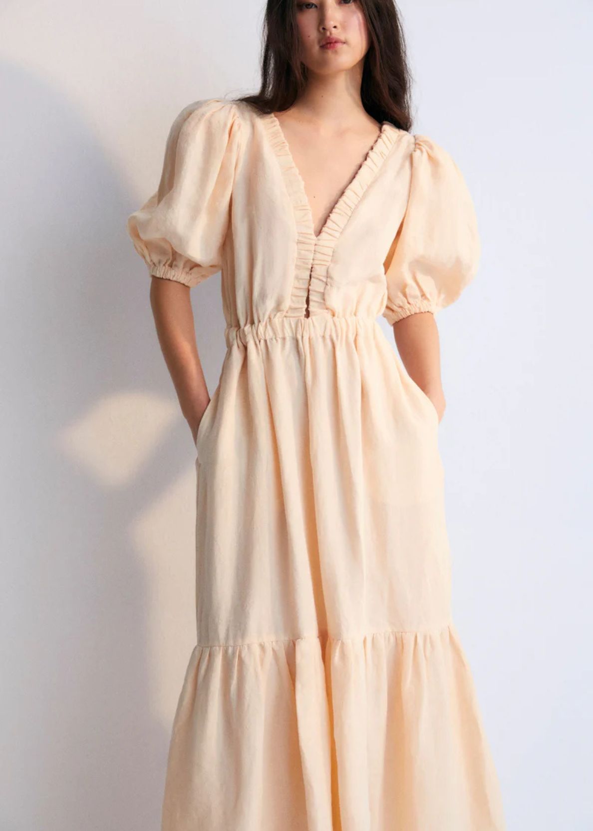 Abito lungo Hera dress macadam