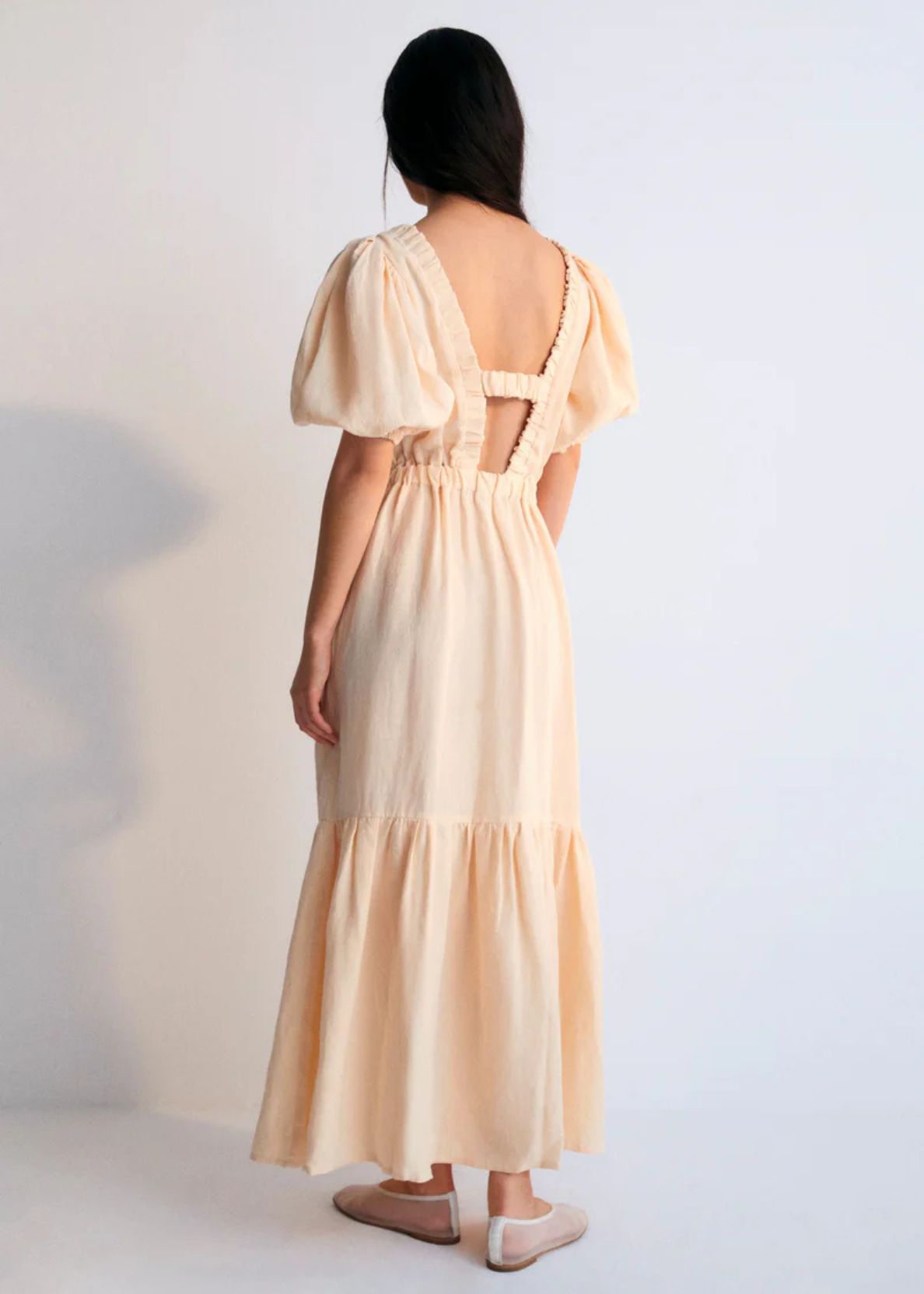 Abito lungo Hera dress macadam