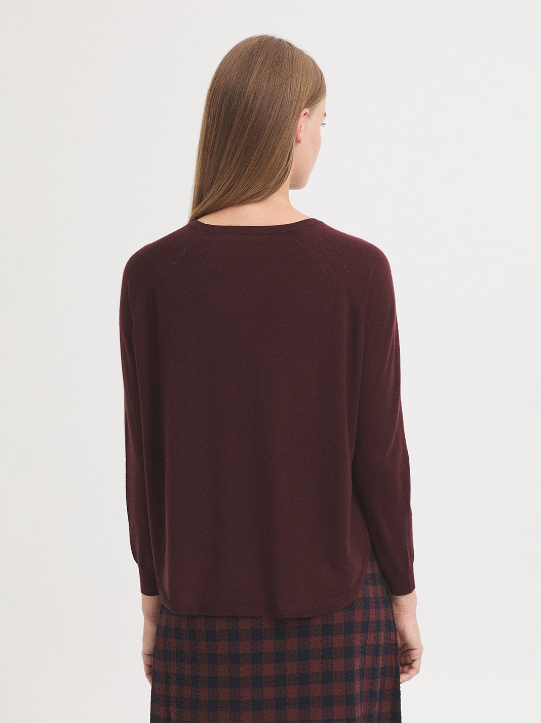 Maglione basic oversize Chestnut