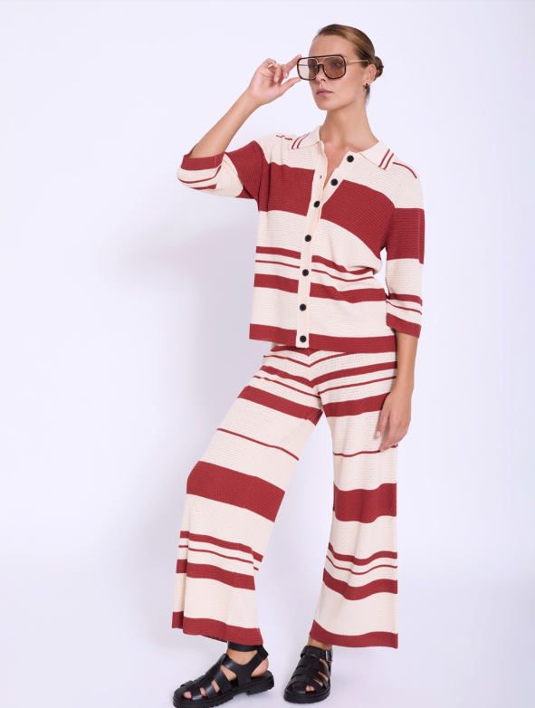 Pantalone knit pique