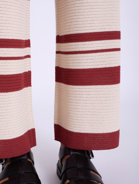 Pantalone knit pique