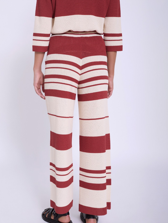 Pantalone knit pique