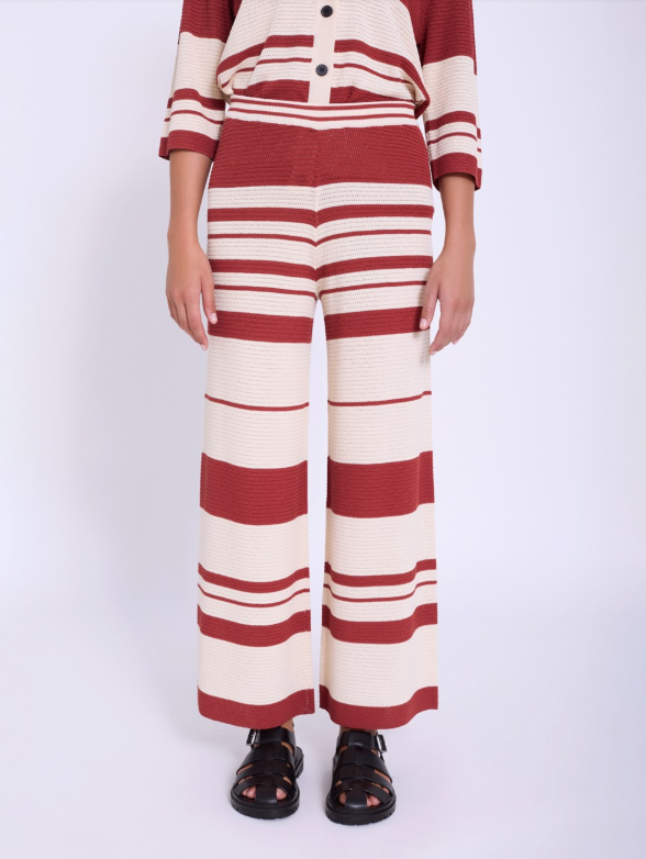 Pantalone knit pique