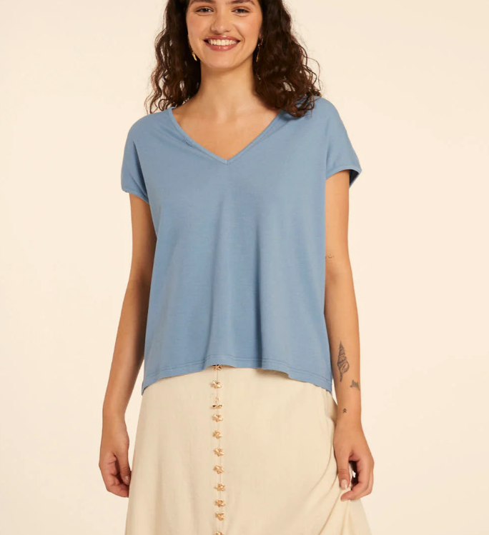 T-shirt over