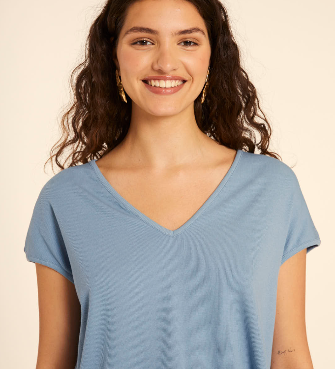T-shirt over