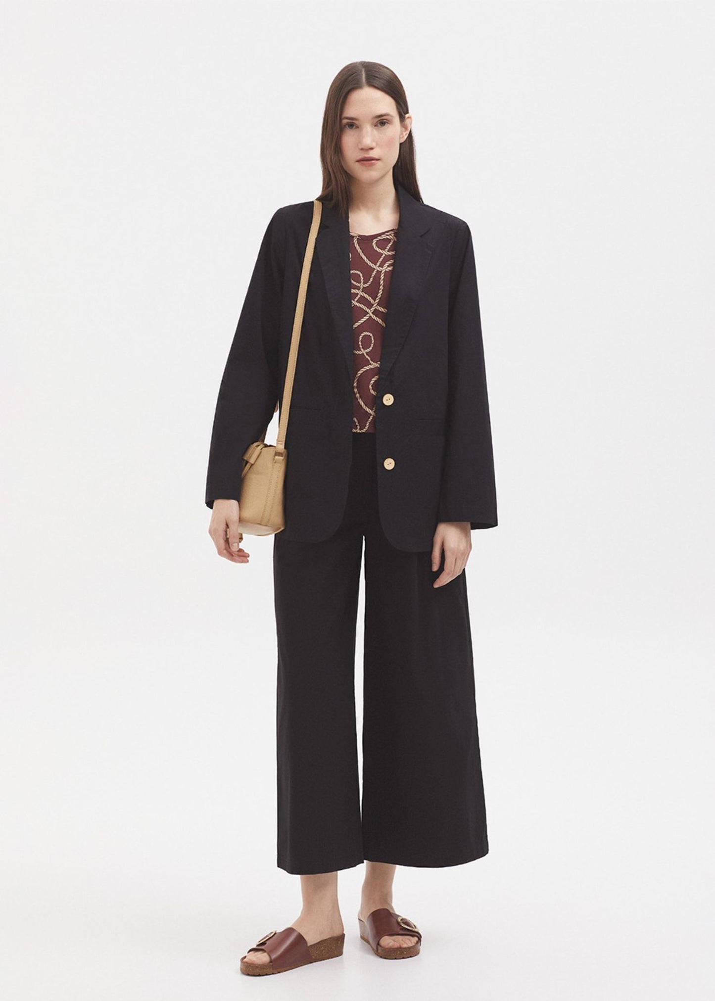 Gonna pantalone popeline
