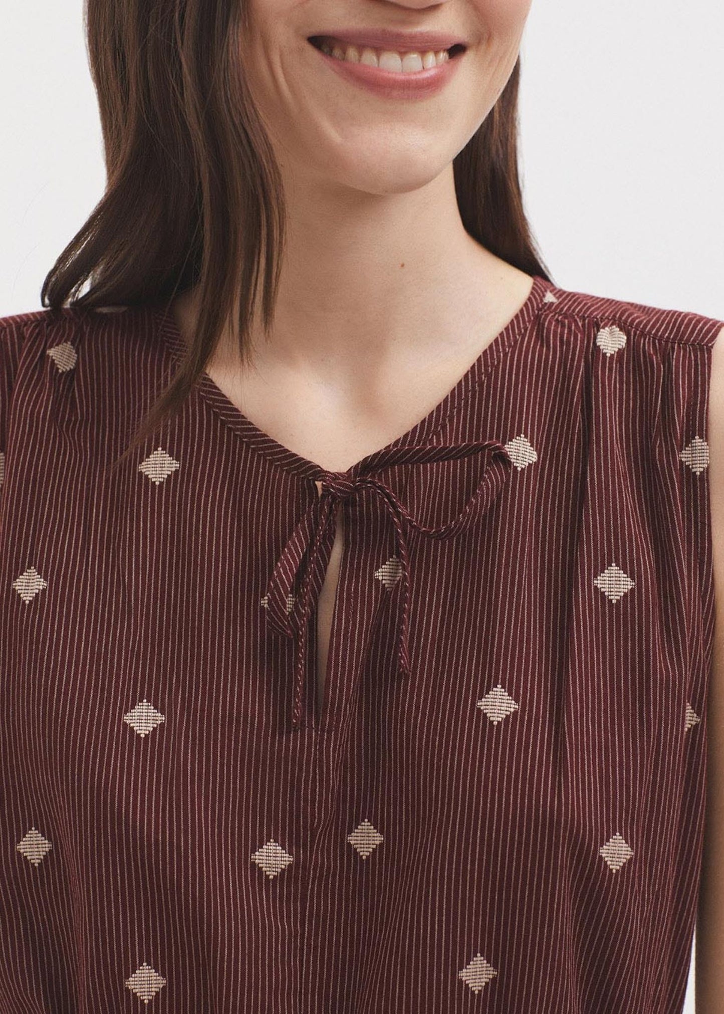Abito diamond jacquard