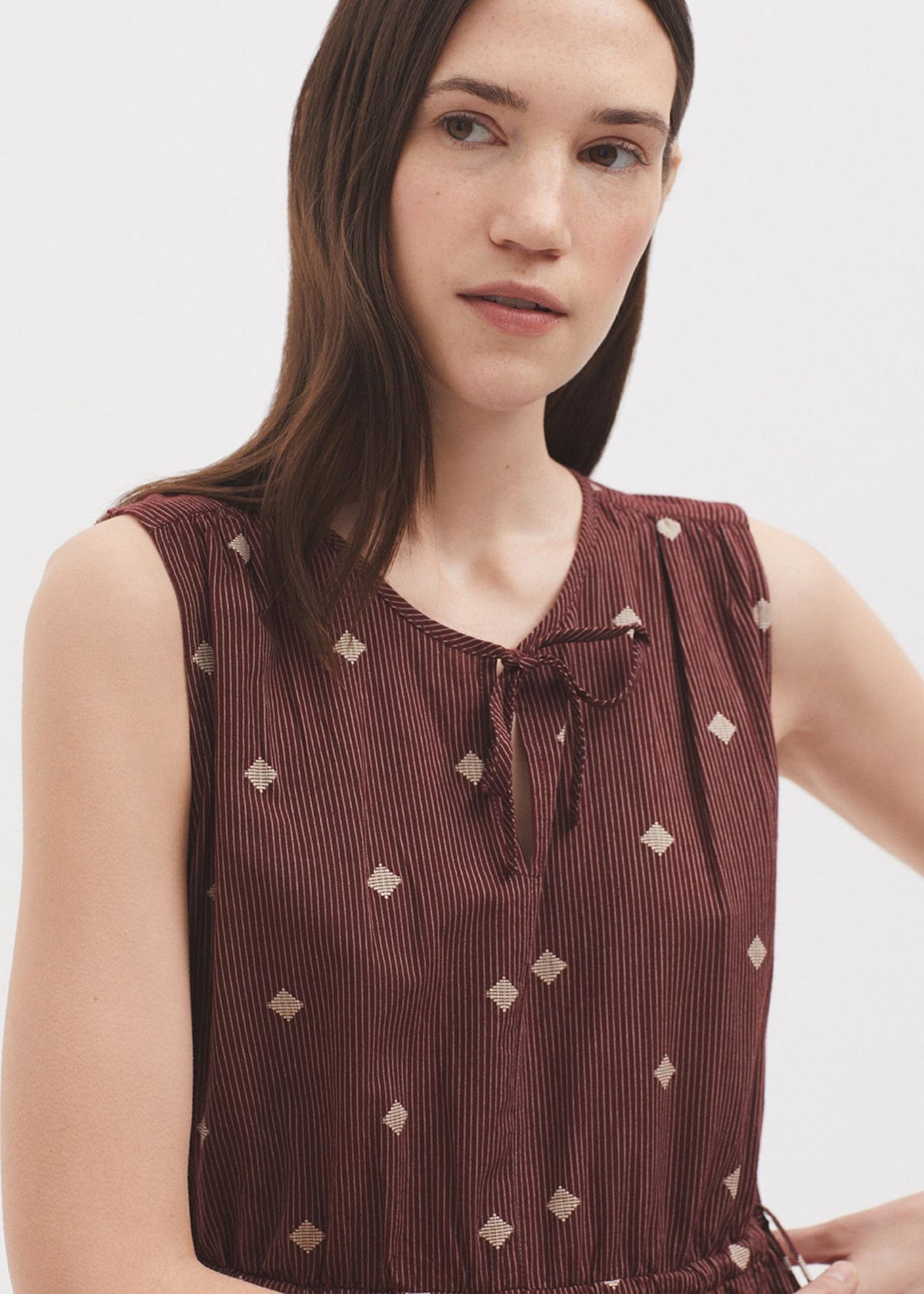 Abito diamond jacquard