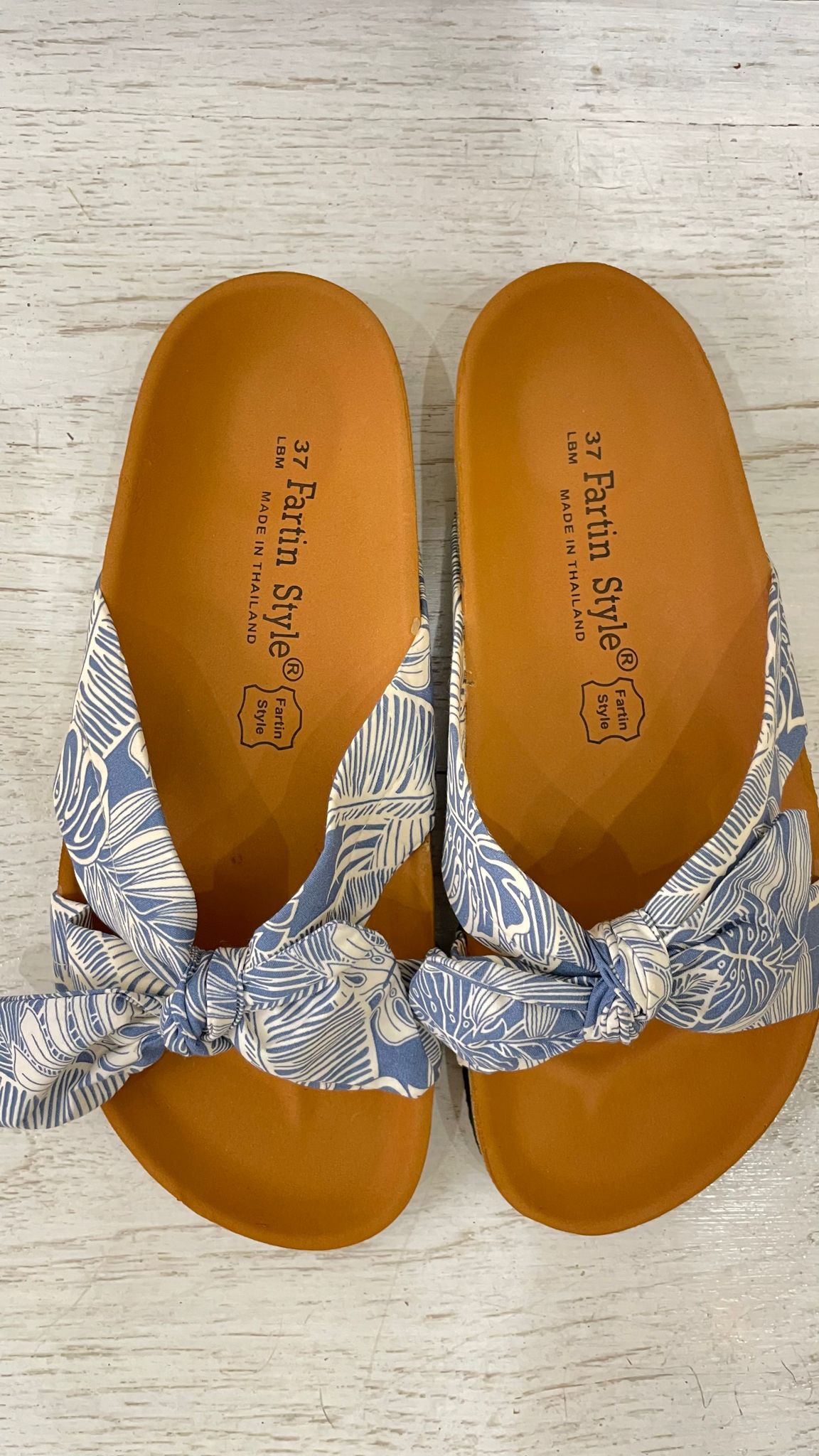 Ciabattine Slip On con fiocco in tessuto - tropical light blue