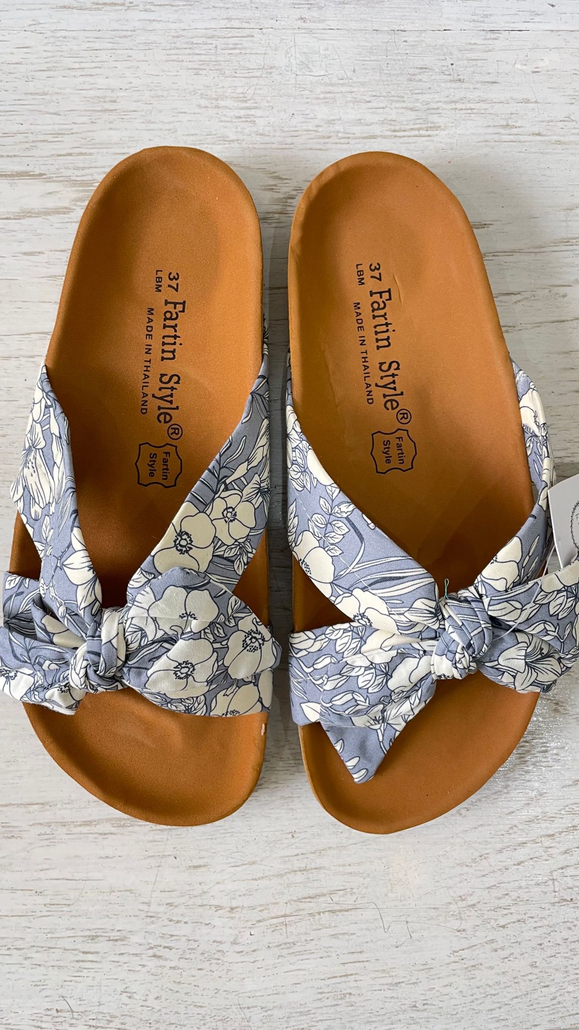 Ciabattine Slip On con fiocco in tessuto - orchid light blue