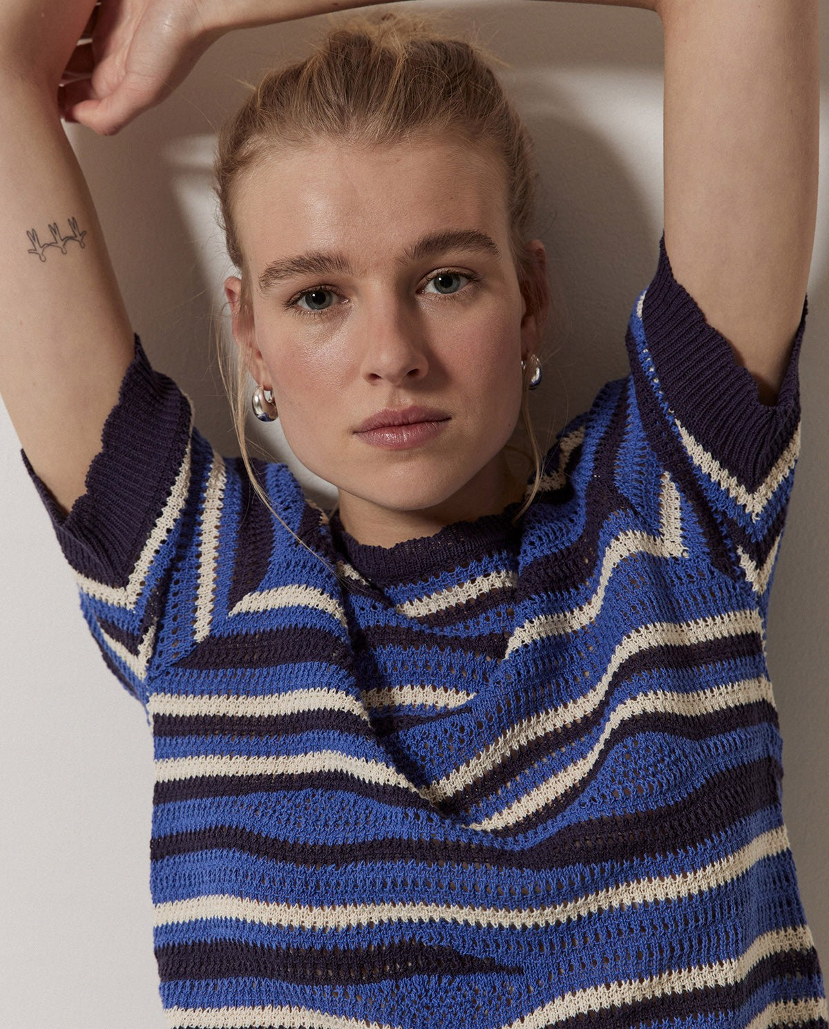 Maglia knit a onde