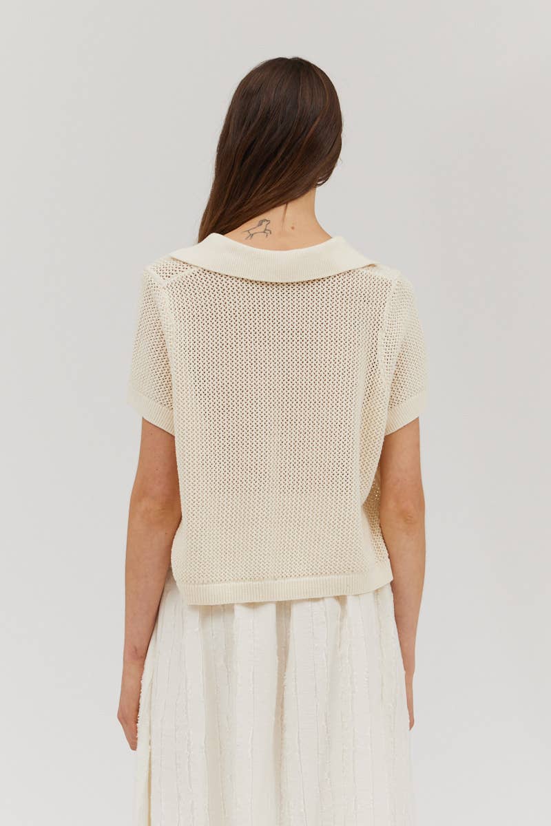 41845 - MAGLIA CAMICIA IN COTONE