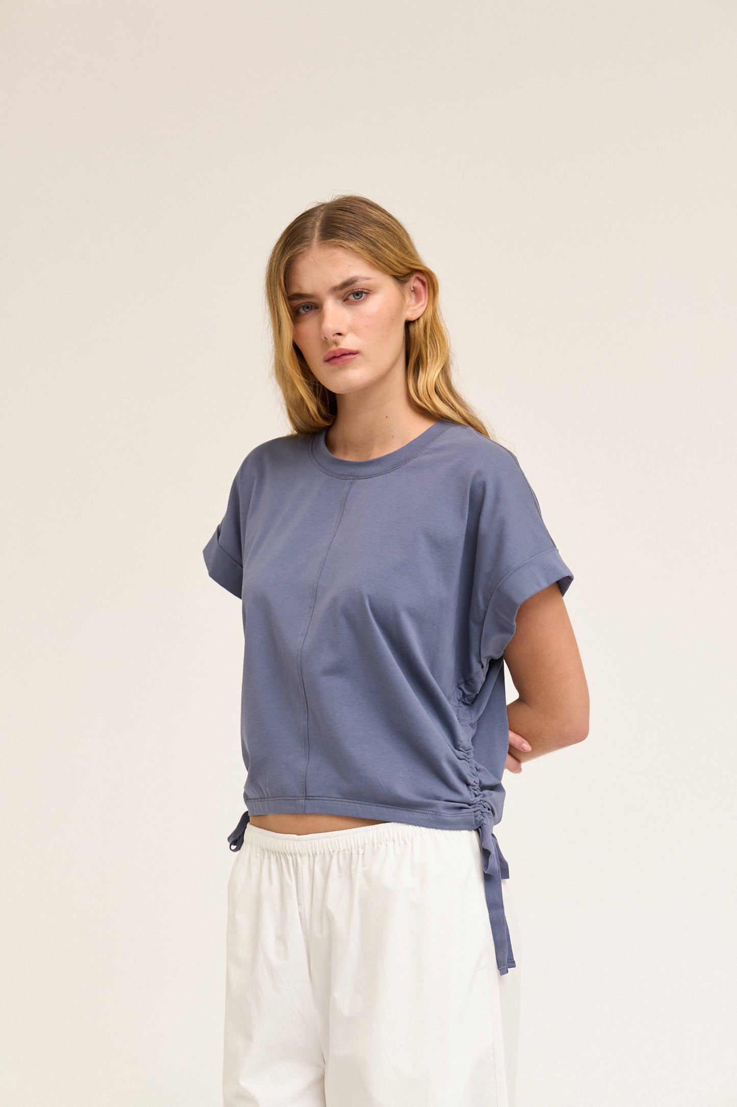 Boxi T-shirt con elastico laterale