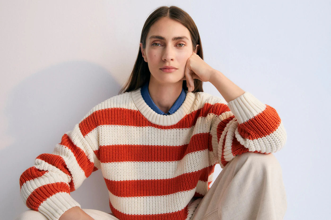 Leto jumper arancio chilli