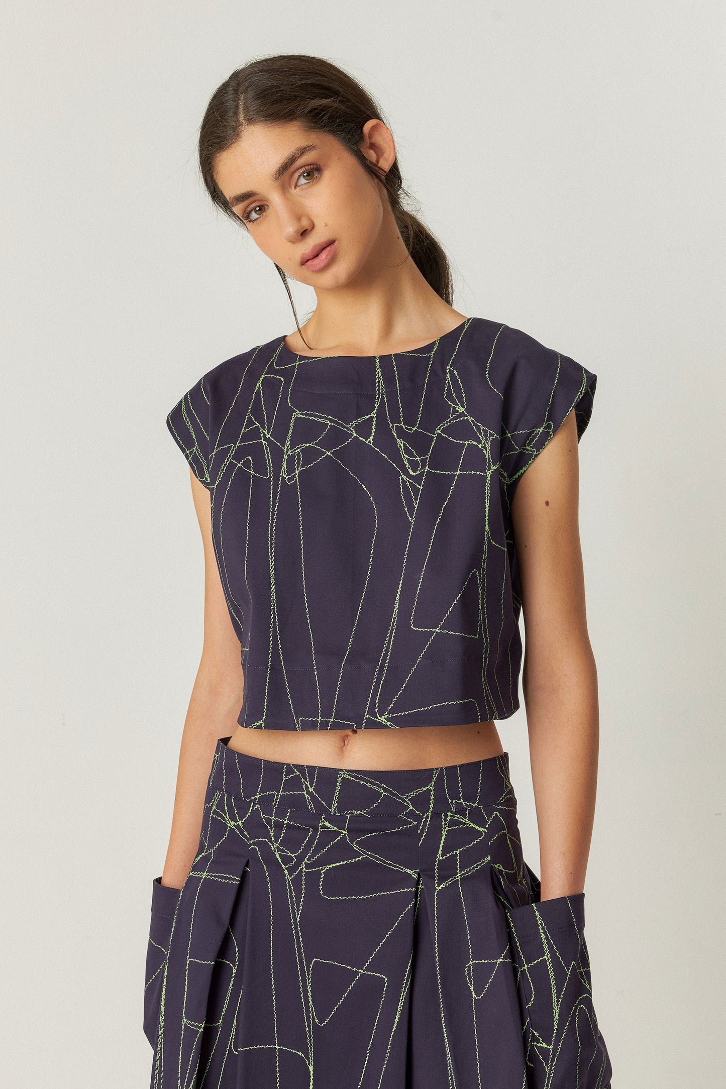 Jana GOTS blusa smanicata
