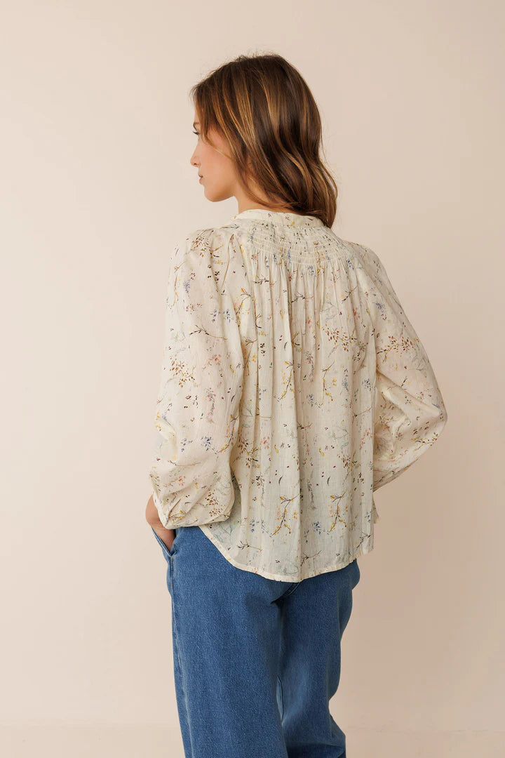 Camicia in voile di cotone