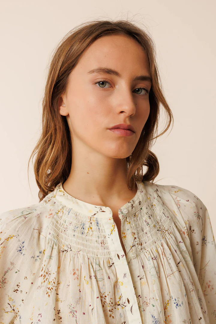 Camicia in voile di cotone