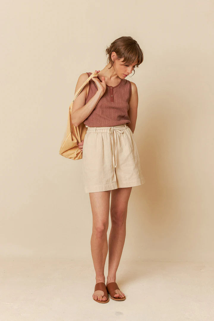 Top knit in cotone organico