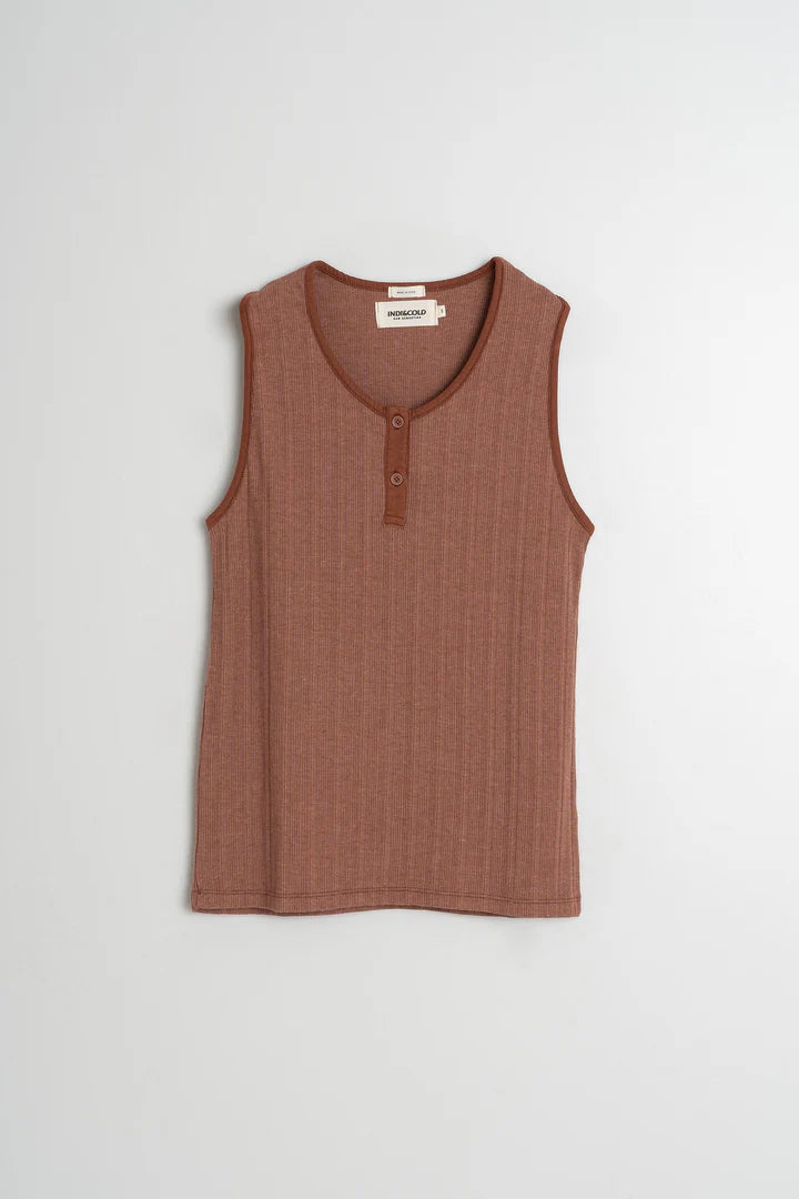Top knit in cotone organico