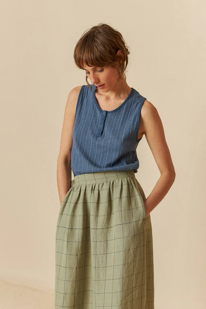 Top knit in cotone organico