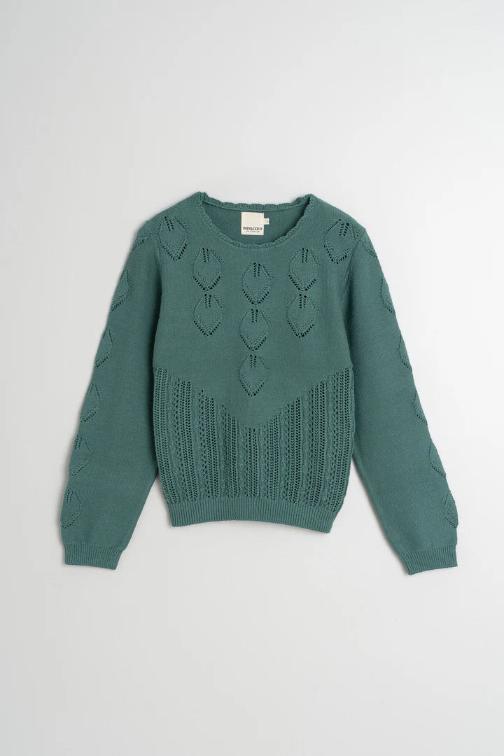 Maglia in crochet in cotone